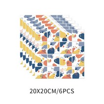 20*20cm 벽지 자기 접착 성 욕실 방수 및 습기 방지 주방 타일 스티커 거실 침실 벽 Decora, 05 No.5