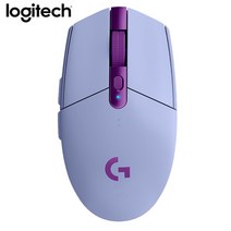 스타크래프트 로켓 서든어택 무거운 서든 배그 배그용 게이밍 롤 사무용 피시방 마우스Logitech G304 G305 무선 마우스 6 개의 프로그래밍 가능 버튼 USB 무선 센서, G304 보라색 무선