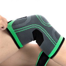 에너지아 에어로 스판 스포츠 무릎 보호대, 그린M-1P