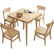 확장형식탁 4인용식탁 접이식 원형 원목 식탁 의자 세트, 테이블1개+의자6개130x130x74cm화이트