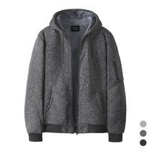 디퍼디 남성용 기모 후드 집업 자켓