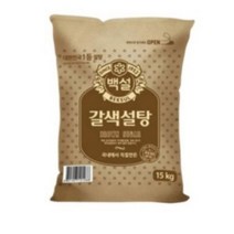 백설 갈색 설탕, 15kg, 6개