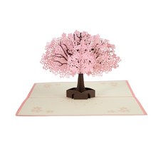 로맨틱포스트 입체카드 팝업카드 3D카드 크리스마스카드, 벚꽃나무