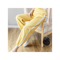 SALE 라인 벌룬팬츠 알라딘바지 여름 여성 9부 면 바지