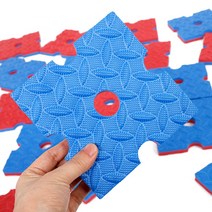 새로 청홍색판뒤집기 15cm (25개입)/운동회게임