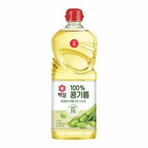 CJ 백설 콩기름 1.5L 가정용 식당용 대용량 업소용 가성비 부침요리 튀김요리, 8개