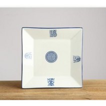 대장금 한식기 모듬 사각 접시 전통문양 복 찬기 수육 불고기 여주 도자기 그릇, 대장금 모듬사각 중
