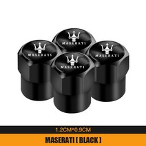 밸브 마세라티 지브리 GranTurismo Quattroporte Levante GranCabrio 쿠페 mc20에 대 한 4Pcs 금속 타이어, 02 Black B