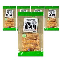 너트리 구운 아귀채 쥐포 안주 60g x 5개, 1개