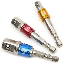 3pcs 복스 소켓 연결 변환 아답터 드릴 장착 복스알 연결대, 단품