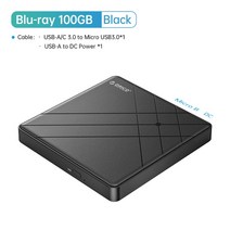 디비디플레이어 CD리더기 씨디롬 orico usb3.0 슬림 외부 광학 드라이브 휴대용 작가 레코더 dvd 플레이어 노트북 windows pc dvd rw rom 버너, 100GB 블루레이