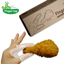핑거넵 손가락 장갑 100매 일회용 비닐장갑