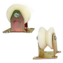 v 앵글 로라 나일론 3인치 레일 슬라이딩 바퀴 캐스터