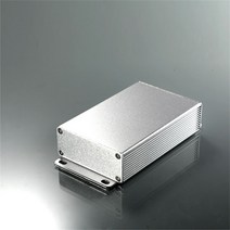 알루미늄 인클로저 케이스 PCB DIY 악기 전자 프로젝트 보호 상자 크기 66x27x100mm Siliver 전원 공급 장, 02 Bending of plate_01 silver