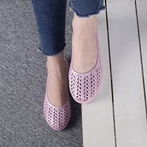 분홍슈즈 그물 젤리슈즈 로퍼 샌들 아쿠아슈즈 물놀이 플랫슈즈