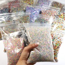 믹스 시드비즈 9종 비즈공예 재료 대용량 500g 혼합 마스크 스트랩 목걸이 반지 팔찌 만들기 마스크스트랩 꽃반지 동백이반지, 인사이드 믹스 2mm