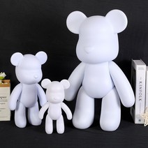 DIY 베어브릭 23 33cm 미술 학원 클래스 용품 교구 수업 만들기 체험 인테리어, 23cm 플루이드 베어 컬러 박스 블랙 시리즈