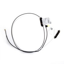 랜카드 새로운 1 쌍 65cm 범용 노트북 IPEX 4 내부 안테나 M.2 NGFF 무선 Wifi 카드 Intel AX200 9260 8265 8260 BCM94352Z, IPEX 4 안테나