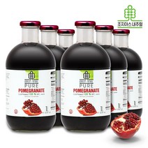 조지아스내추럴 100% NFC 착즙 석류주스, 6병, 1L