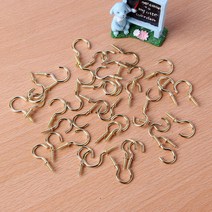 모기장 캐노피 고정 나사못 고리형 40p 원룸 DIY 집꾸미기 벽못추천 까페