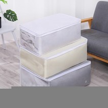 찐알짜 찐알짜_투명 이불보관함 3종 대형 옷 의류보관함 이불주머니 투명정리함
