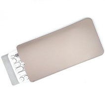 BOHO 블루투스 키보드 휴대용 가죽 파우치 로지텍 K380 매직키보드 트리오500, 연베이지/실버