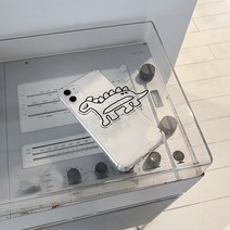 (투명 아크릴톡) 마이다이노 톨리스마트톡 그립 플라톡 스마트톡케이스