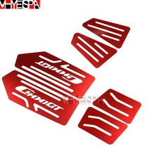 오토바이 발판 단계 BMW C400GT C - 용 페그 플레이트 패드, 03 빨간