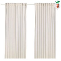 이케아 커튼 반투명 한날릴 한쌍 베이지 145x250cm 커텐 창문 거실 가림막 가리개 방한 방풍 홈데코