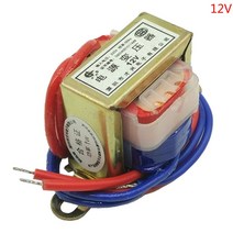 가정용 트랜스 변압기 AC 691215V18V24V 출력 전압 EI 구리 코어 입력 단일 V 2 라인 220V50Hz 전원 변압기, 12V