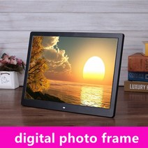 사진 액자 소형 대형 인테리어 거실 신제품 10 인치 스크린 LED 백라이트 HD 1024x600 디지털 사진 프레임 전자 앨범 그림 음악 영화 전체 기능 좋은 선물, 01 Black, AU 플러그