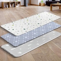 모던 심플 디자인 생활방수 양면 주방매트 120X70 키친용 부엌발매트, 파인퍼피 12T 중