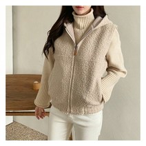 부클후드베스트 여성베스트 여성조끼 겨울베스트 겨울조끼 여성털조끼 동대문시장상품