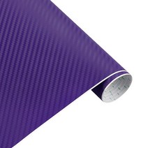 무광 차량용 흡착 래핑지 필름 카본 컬러 본넷 ppf 127cm x 3D 자동차 탄소 섬유 비닐 필름 랩 시트 롤 종, 09 보라색