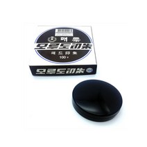 매표화학 모루도인주 100 스탬프 도장인주 문구 사무