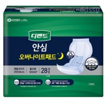 디펜드 남녀공용 안심 장시간용 패드 속기저귀 성인기저귀, 29 x 56cm, 30개입, 6개
