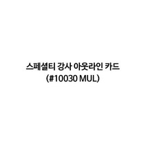 [패디 PADI] 스페셜티 강사 아웃라인 카드 교재