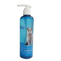 욜케이유 고양이 샴푸 캣 피부병 비듬 각질 베이비파우더향 300ml