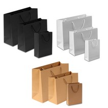 무지 쇼핑백 모음 (소형 중형 대형) 종이가방 종이백, 3_무지 가로형 브라운, 15_가로 브라운24x17x10-1246948