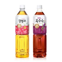 웅진 WoongJin식품 1.5L 결명자3개+자색옥수수수염3개 총 6개, 웅진식품 1.5L 결명자3개+자색옥