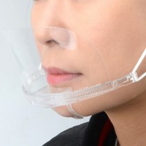 식당 투명 급식 주방 조리용 위생 플라스틱 마스크 업소용 요리 조리사 음식점 입가리개, 제품선택, 604