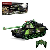 탱크 RC 대전모드 WAR TANK RC 무선조종 RC카 배틀 워탱크 0139 (대형) 어린이 아이 선물 야외 실내 서바이벌 작동완구 장난감, 0139_카모그린