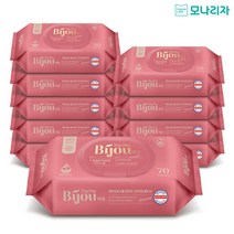 데이데이비쥬 아쿠아코랄 물티슈 캡 70매*10입