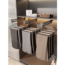 스토리행거바지걸이 접는바지 다기능 정리 인출식 신박한 추천, [31] D형 복궤도 감쇠사일런트모델-50CM 스타그레