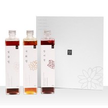 우리꽃연구소 꽃청 500ml 3종 선물세트, 상세설명 참조, 03_도라지칡꽃청 500ml/02_장미청 500ml/02_장미청 500ml