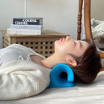 꿀잠나라 큐어넥 스트레칭 기구 이완 넥스트레쳐 경추베개 넥해먹, 1개