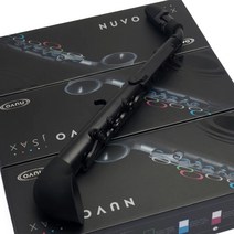 영국 Nuvo 정품 jSAX 입문 취미 초심자 색소폰 방수 플라스틱 색소폰, 검정색+검정색, nuvo 색소폰