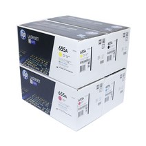 HP Color LaserJet Enterprise M681f 적용기종 정품토너 4색1세트 검정 12500매/칼라 10500매 CF450A/CF451A/CF452A/CF453A, 1개, 검정+칼라