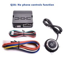 원격시동 스마트 엔진 전화 제어 자동 점화 시스템 앱 자동 중앙 잠금 키트, q3a