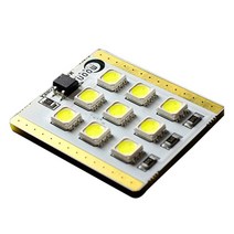 문라이트LED 자동차 다용도 9LED 범용램프 36mm브라켓타입, 화이트, 1개